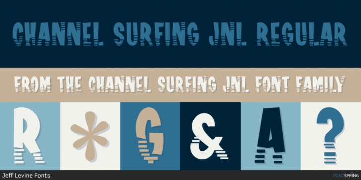 Channel Surfing JNL Font Download
