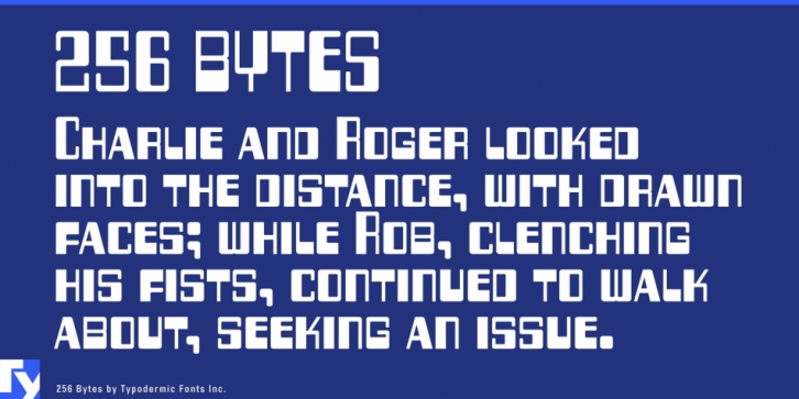 256 Bytes Font Download