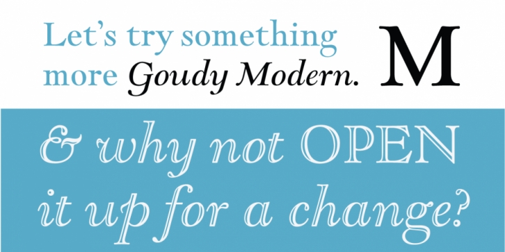 LTC Goudy Open Font Download