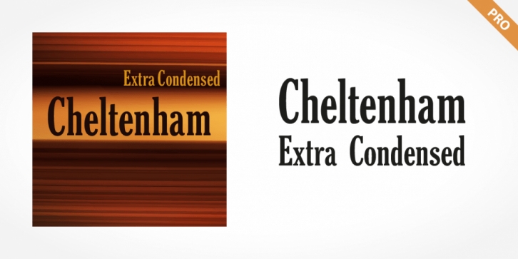 Cheltenham Extra Condensed Pro Font Download