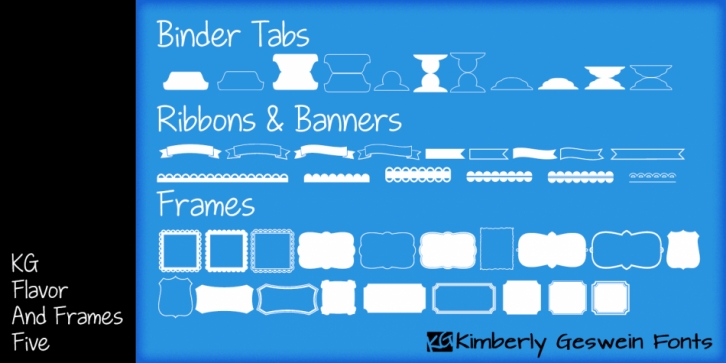 KG Flavor and Frames Five Font Download