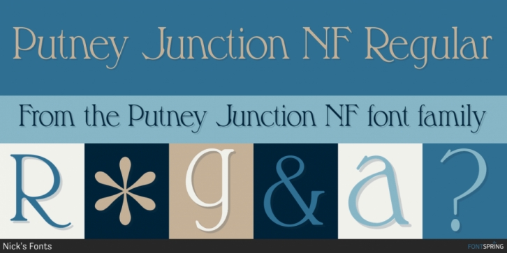Putney Junction NF Font Download