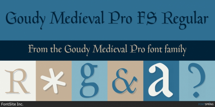 Goudy Medieval Pro Font Download