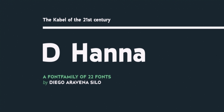 D Hanna Font Download