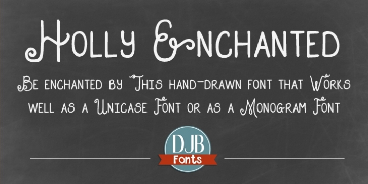 DJB Holly Enchanted Font Download