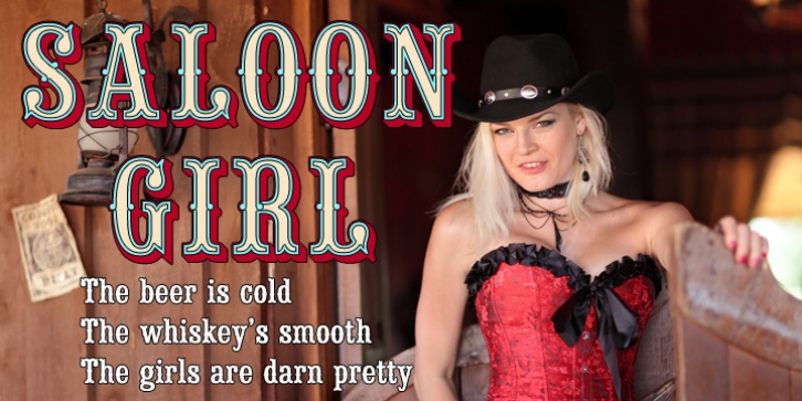 Saloon Girl Font Download