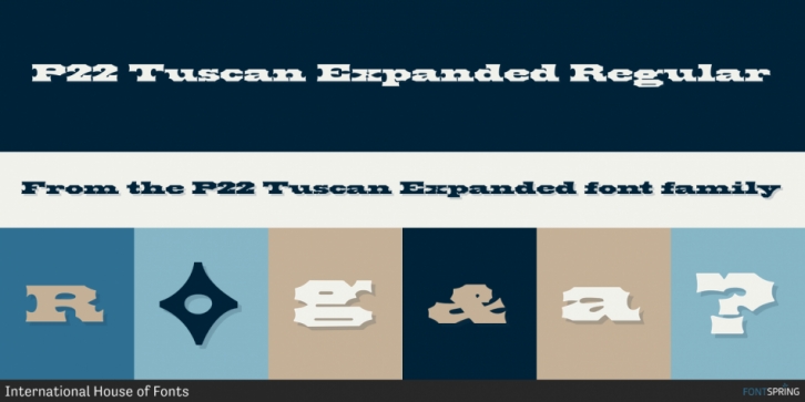 P22 Tuscan Expanded Font Download