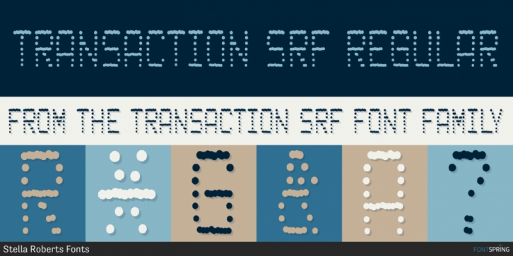 Transaction SRF Font Download