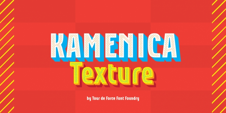 Kamenica Texture Font Download