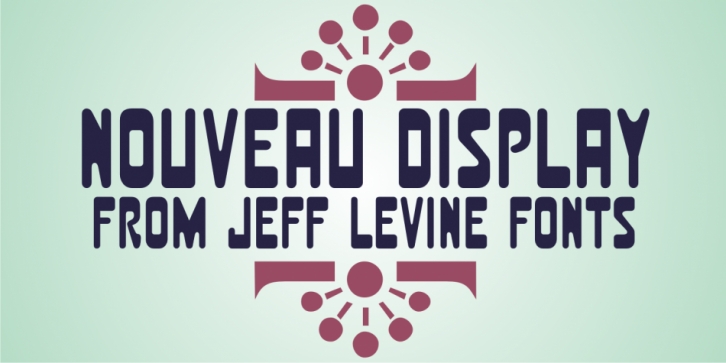 Nouveau Display JNL Font Download