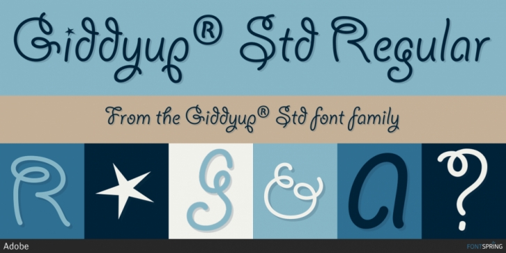 Giddyup Std Font Download