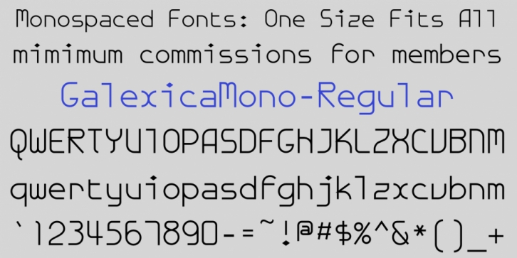 Galexica Font Download