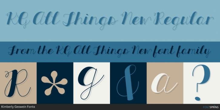 KG All Things New Font Download