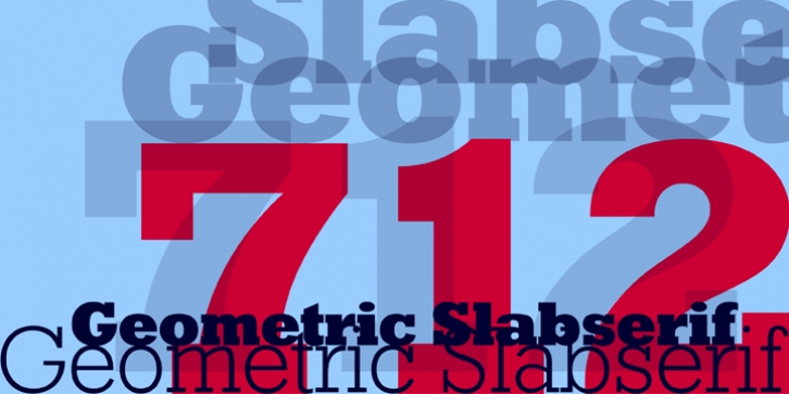 Geometric Slabserif 712 Font Download