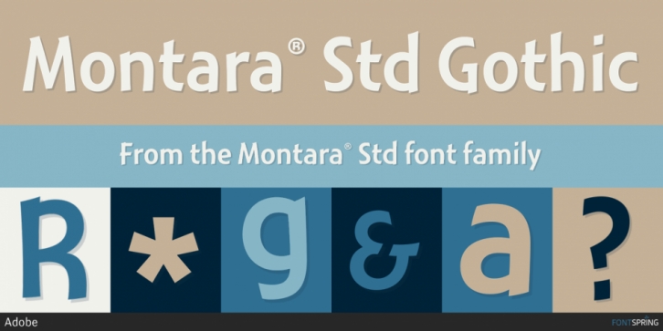 Montara Std Font Download