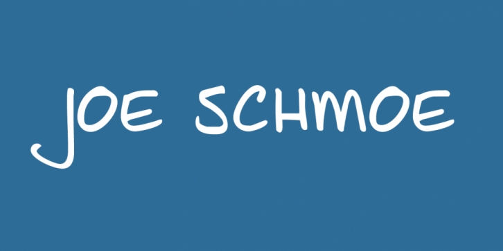 Joe Schmoe Font Download