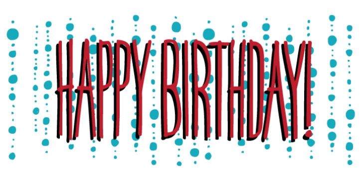 Birthday Doodles Font Download