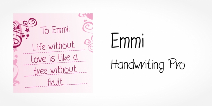 Emmi Handwriting Pro Font Download