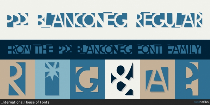 P22 BlancoNeg Font Download