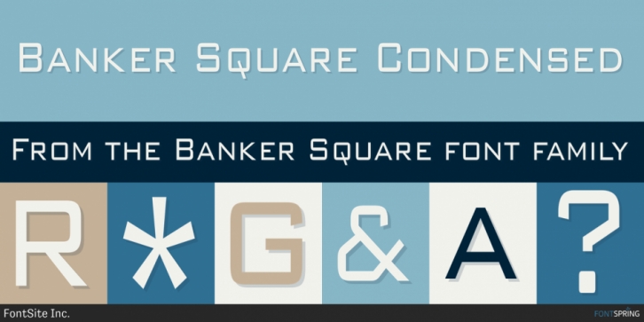 Banker Square Font Download