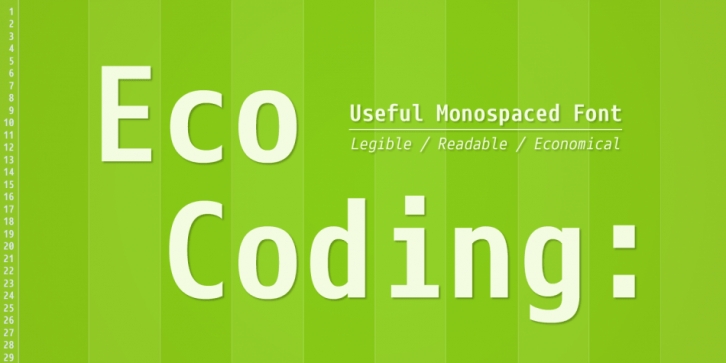 Eco Coding Font Download