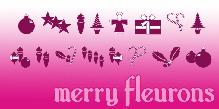 Merry Fleurons Font Download