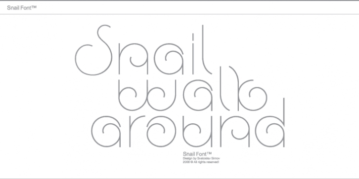 Snail Font Download