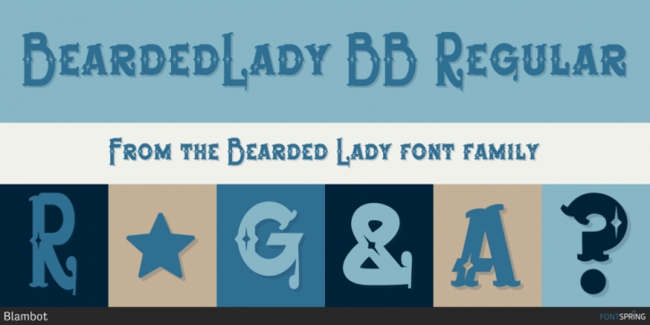 Bearded Lady Font Download