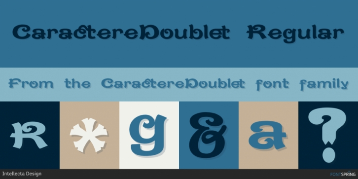 CaractereDoublet Font Download