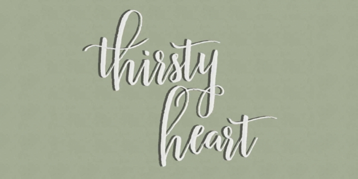 Thirsty Heart Pro Font Download