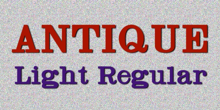 Antique Light Font Download