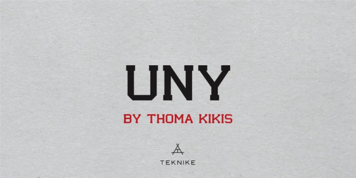 UNY Font Download