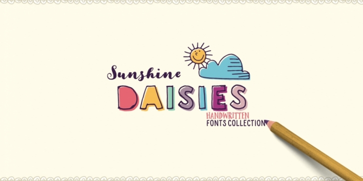 Sunshine Daisies Font Download