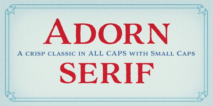 Adorn Serif Font Download