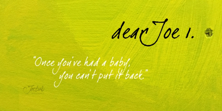 dearJoe 1 Font Download