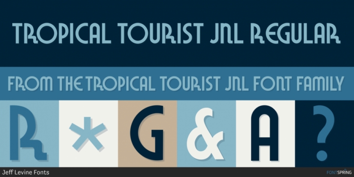 Tropical Tourist JNL Font Download