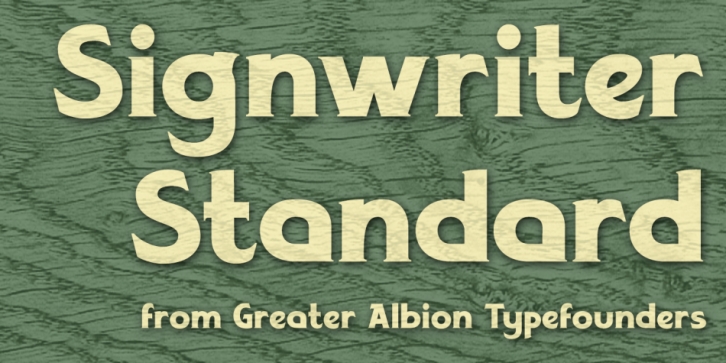 Signwriter Standard Font Download