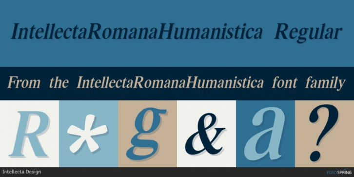 IntellectaRomanaHumanistica Font Download