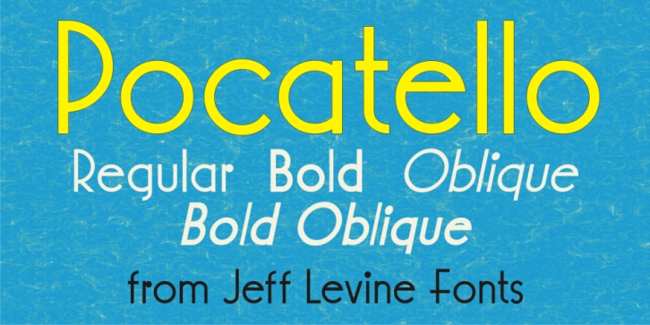 Pocatello JNL Font Download