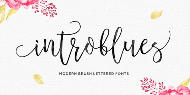 Introblues Script Font Download