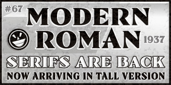ARB 67 Modern Roman Font Download