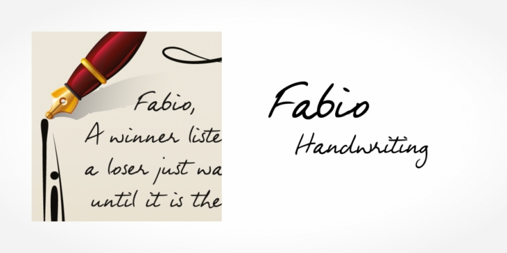 Fabio Handwriting Font Download