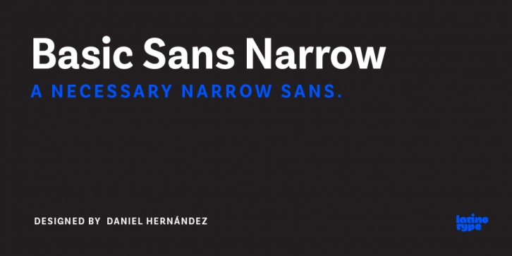 Basic Sans Narrow Font Download