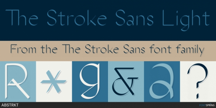 The Stroke Sans Font Download
