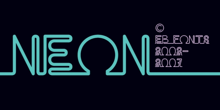 EB Neon Font Download