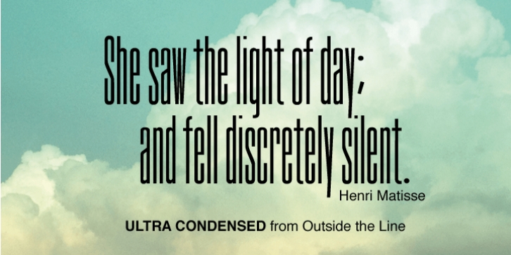 Ultra Condensed Font Download