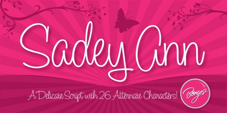 Sadey Ann Font Download