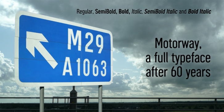 Motorway Font Download