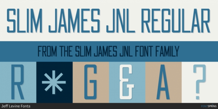 Slim James JNL Font Download