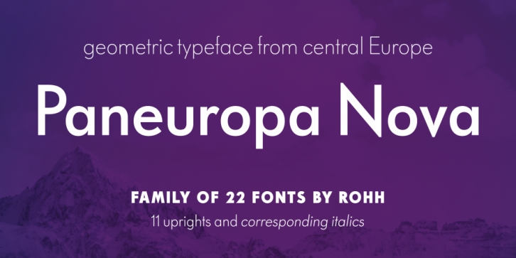 Paneuropa Nova Font Download